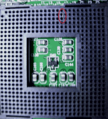 Socket pinmoddé