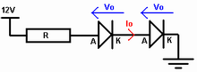 Circuit pour 2 diodes