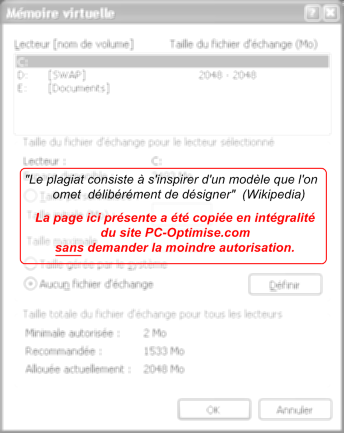 Configurer le SWAP Configurer le SWAP